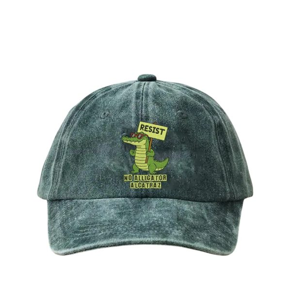 Resist No Alligator Alcatraz Hat