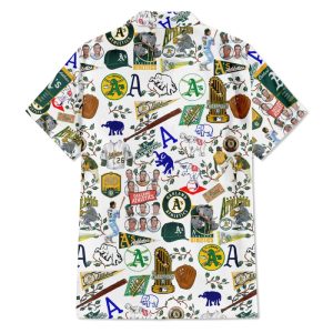 Athletics World Series Vintage Hawaiian Shirt1