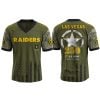 Raiders US ARMY 250th Birthday Celebration Football Jersey 2025