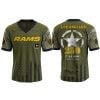 Rams US ARMY 250th Birthday Celebration Football Jersey 2025