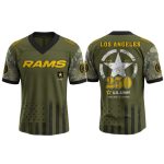 Rams US ARMY 250th Birthday Celebration Football Jersey 2025