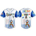 Rangers Autism Awareness Month Jersey 2025