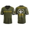 Ravens US ARMY 250th Birthday Celebration Football Jersey 2025