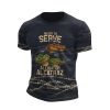 Ready To Serve Alligator Alcatraz Barbed Wire 3D Shirt