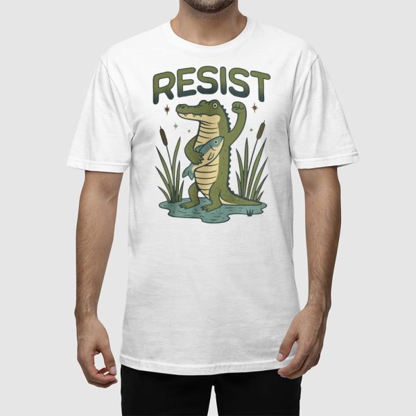 Resist Alligator Alcatraz Shirt