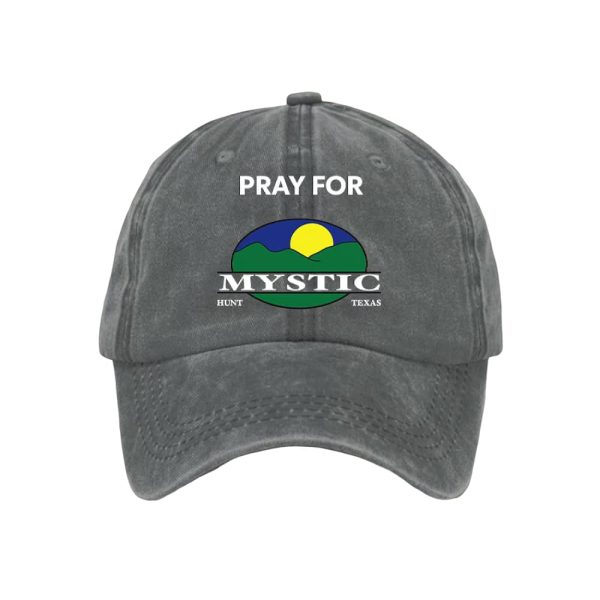 Retro Texas Strong Pray For Mystic Hunt Texas Print Baseball Cap