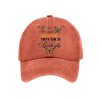 Retro The Only Good Orange Monarch Is A Butterfly Print Baseball Cap