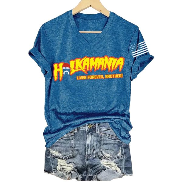 Rip Hulk Hogan Hulkamania Lives Forever Brother Shirt