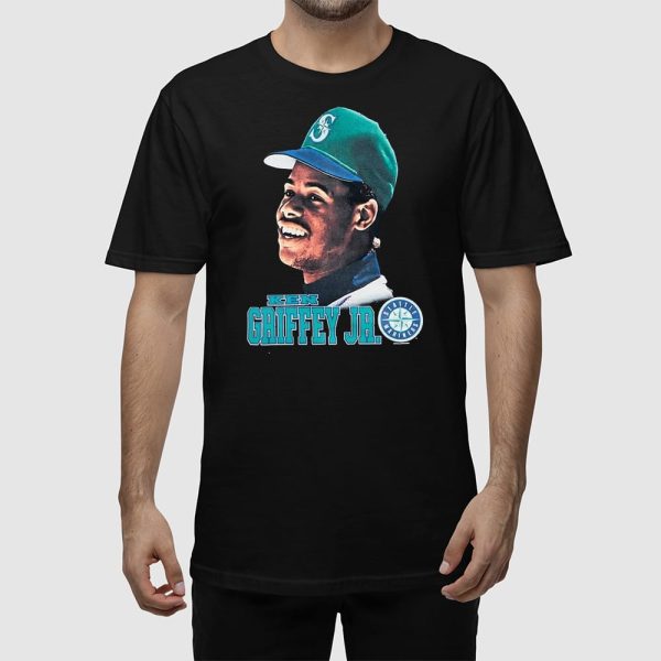 Ken Griffey Jr Seattle Mariners Throwback Graphic Shirt