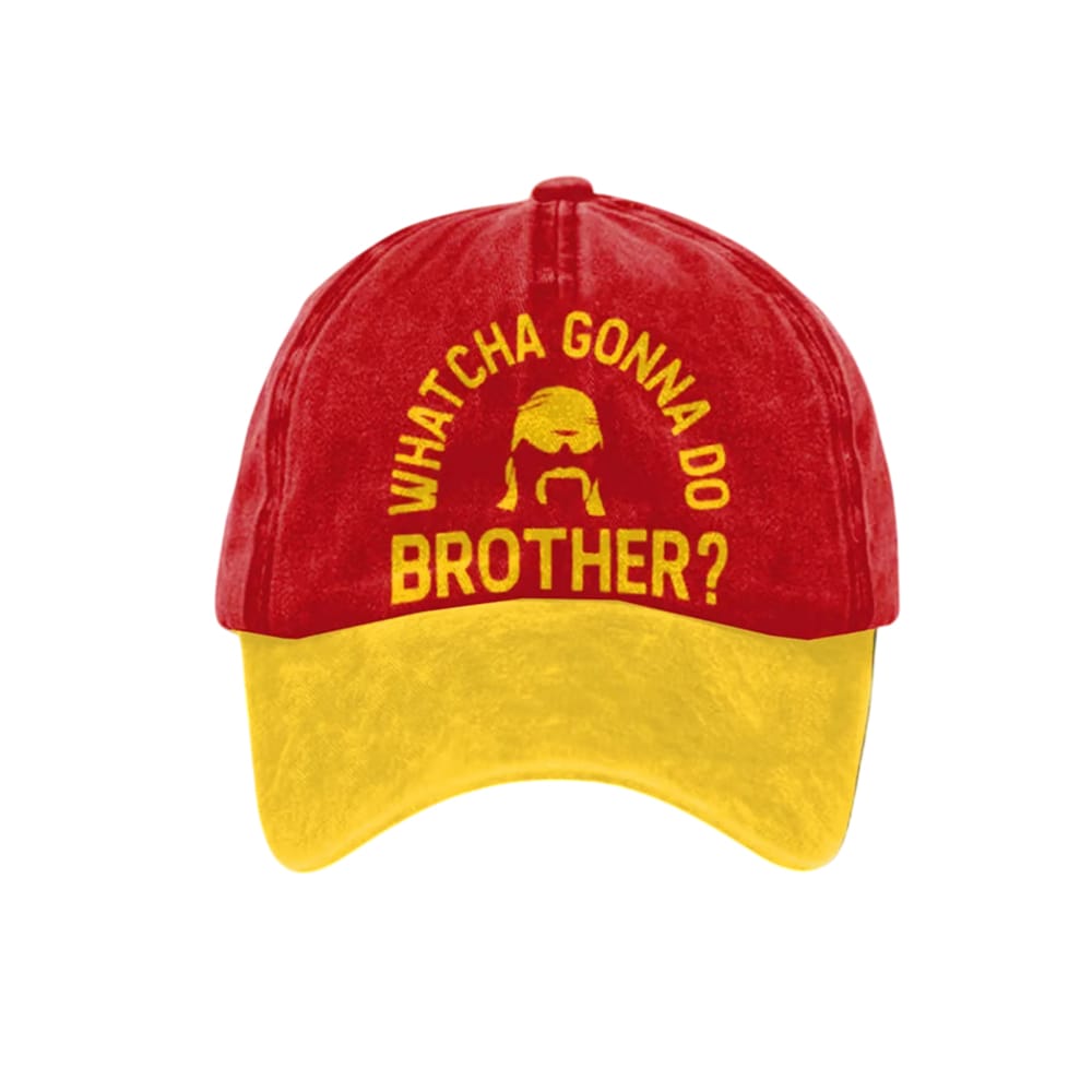 Rip Hulk Hogan Whatcha Gonna Do Brother Baseball Cap Rip Hulk Hogan Whatcha Gonna Do Brother Baseball Cap