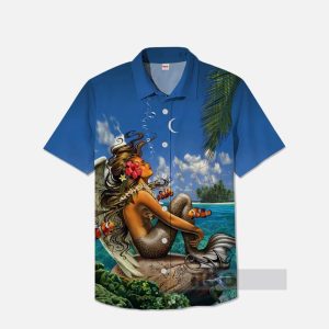 Hawaiian Mermaid Angel Hawaiian Shirt