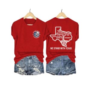Texas Flood Lone Star Strong Rooted In Grace Rising In Strength We Stand With Texas Shirt4