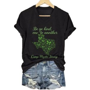 Green Bow Cross Be Ye Kind One to Another Camp Mystic Strong Shirt1
