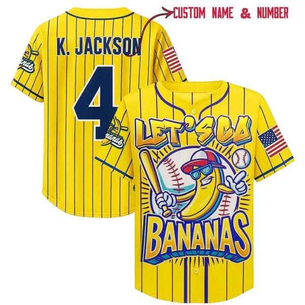 Savannah Let’s Go Bananas Baseball Jersey 2025