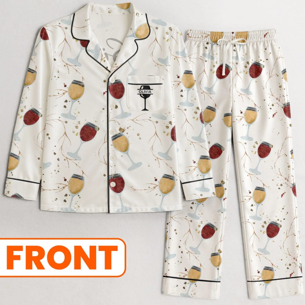 Sips About To Go Down Personalized Pajama Set Sips About To Go Down Personalized Pajama Set
