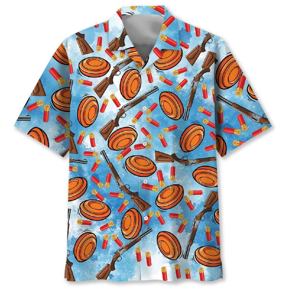 Skeet Shooting Hawaiian Shirt Skeet Shooting Hawaiian Shirt