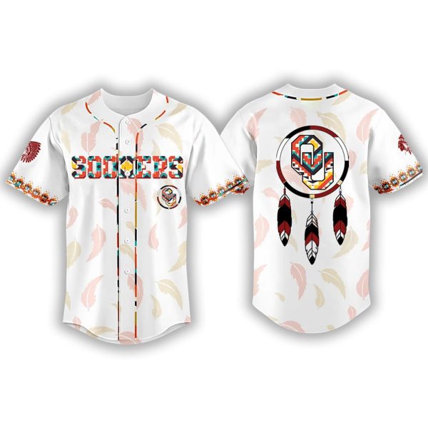 Sooners 2025 Native American Heritage Month Baseball Jersey