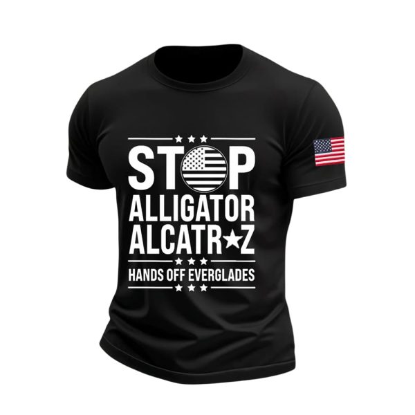 Stop Alligator Alcatraz Hands Off Everglades American Shirt