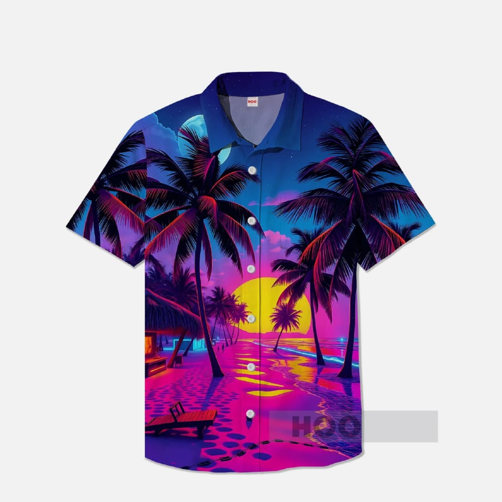 Sunset Pattern Hawaiian Shirt Sunset Pattern Hawaiian Shirt