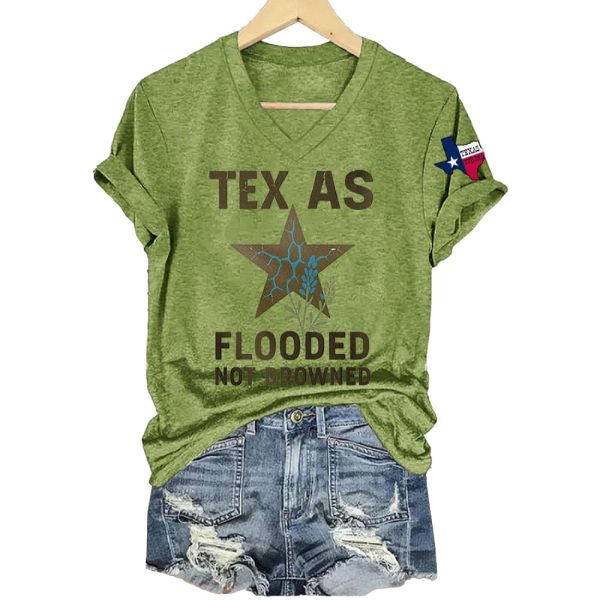 Texas Flooded Not Drowned Texas Strong Shirt