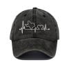Texas Love Heartbeat Baseball Cap