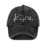 Texas Love Heartbeat Baseball Cap