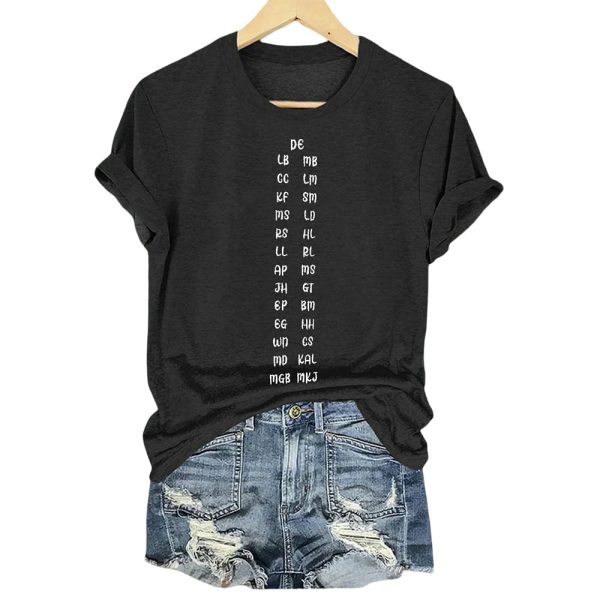 Texas Missing Campers Initials Shirt
