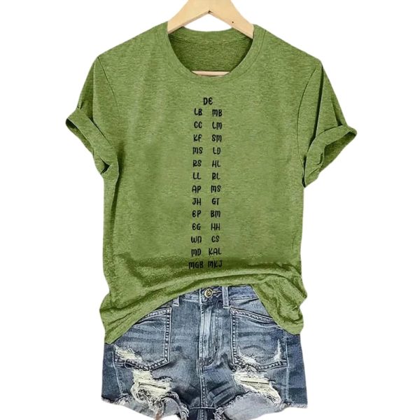 Texas Missing Campers Initials Shirt
