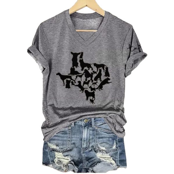 Texas Pet Relief Print T-Shirt