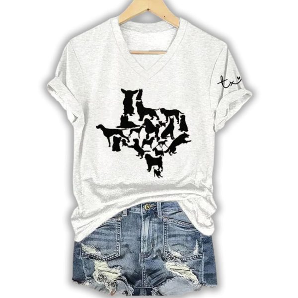 Texas Pet Relief Print T-Shirt