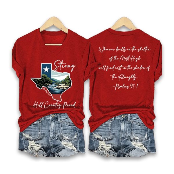 Texas Strong Hill Country Proud Psalms Shirt
