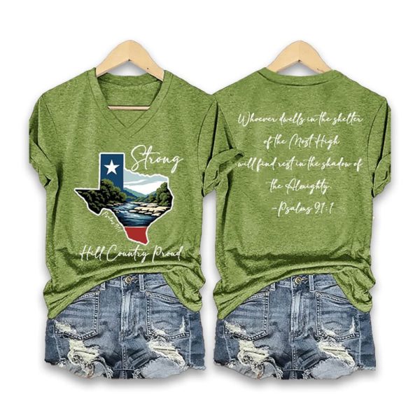 Texas Strong Hill Country Proud Psalms Shirt