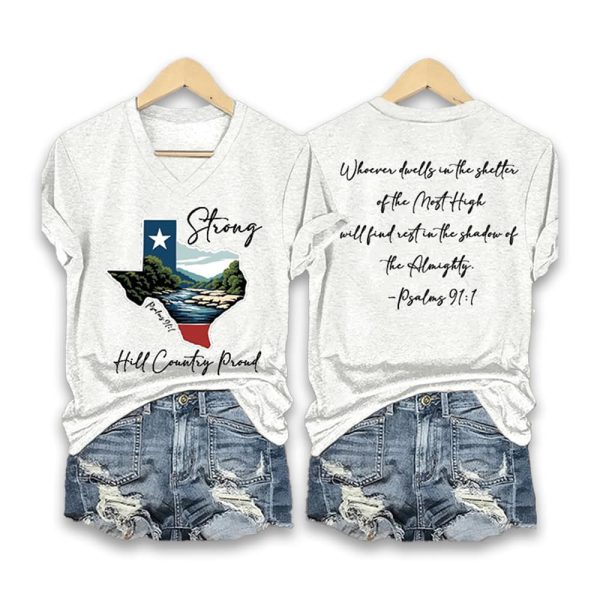 Texas Strong Hill Country Proud Psalms Shirt