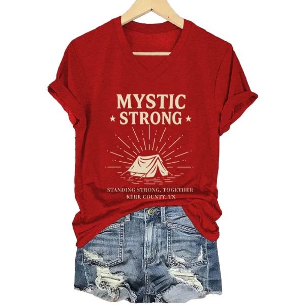Texas Strong Mystic Strong Standing Strong Together Kerr County TX Shirt