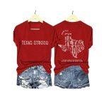 Texas Strong Psalm 3418 The Lord Is Near To The Brokenhearted And Saves Those Who Are Crushed In Spirit Shirt