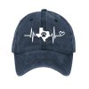 Texas Strong Save The Animals Heartbeat Baseball Cap