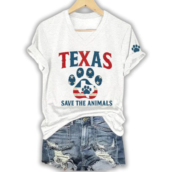 Texas Strong Save The Animals Shirt
