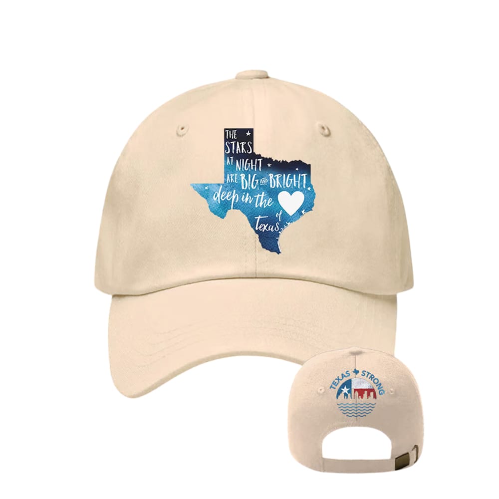 Texas Strong The Stars At Night Are Big And Bright Deep In The Heart Of Texas Hat Texas Strong The Stars At Night Are Big And Bright Deep In The Heart Of Texas Hat