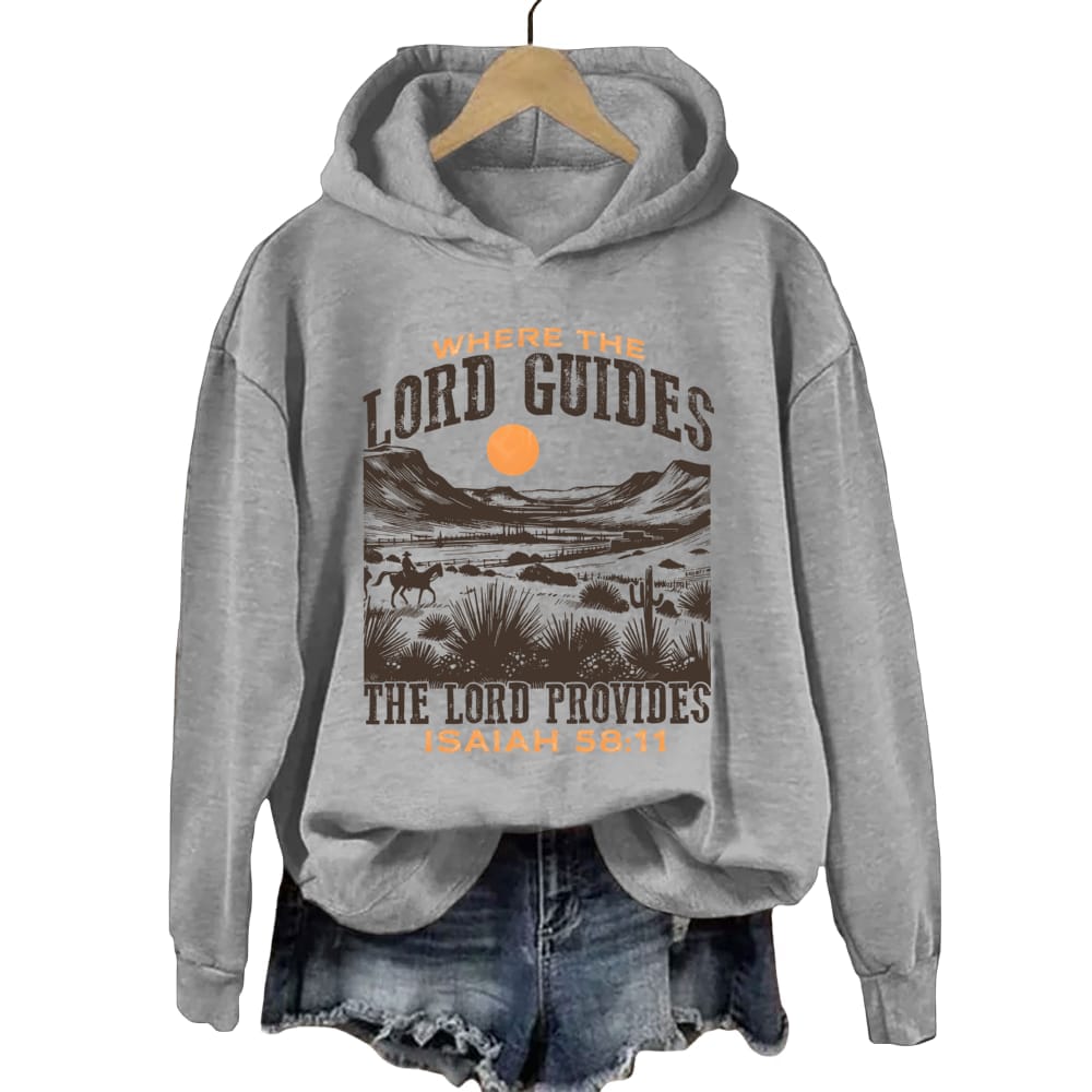 The Lord Provides Christian Hoodie The Lord Provides Christian Hoodie
