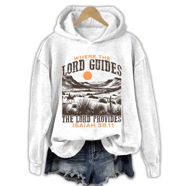 The Lord Provides Christian Hoodie