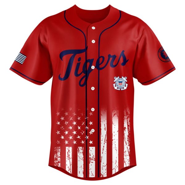 Tigers United States Coast Guard Day Jersey 2025