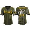 Titans US ARMY 250th Birthday Celebration Football Jersey 2025
