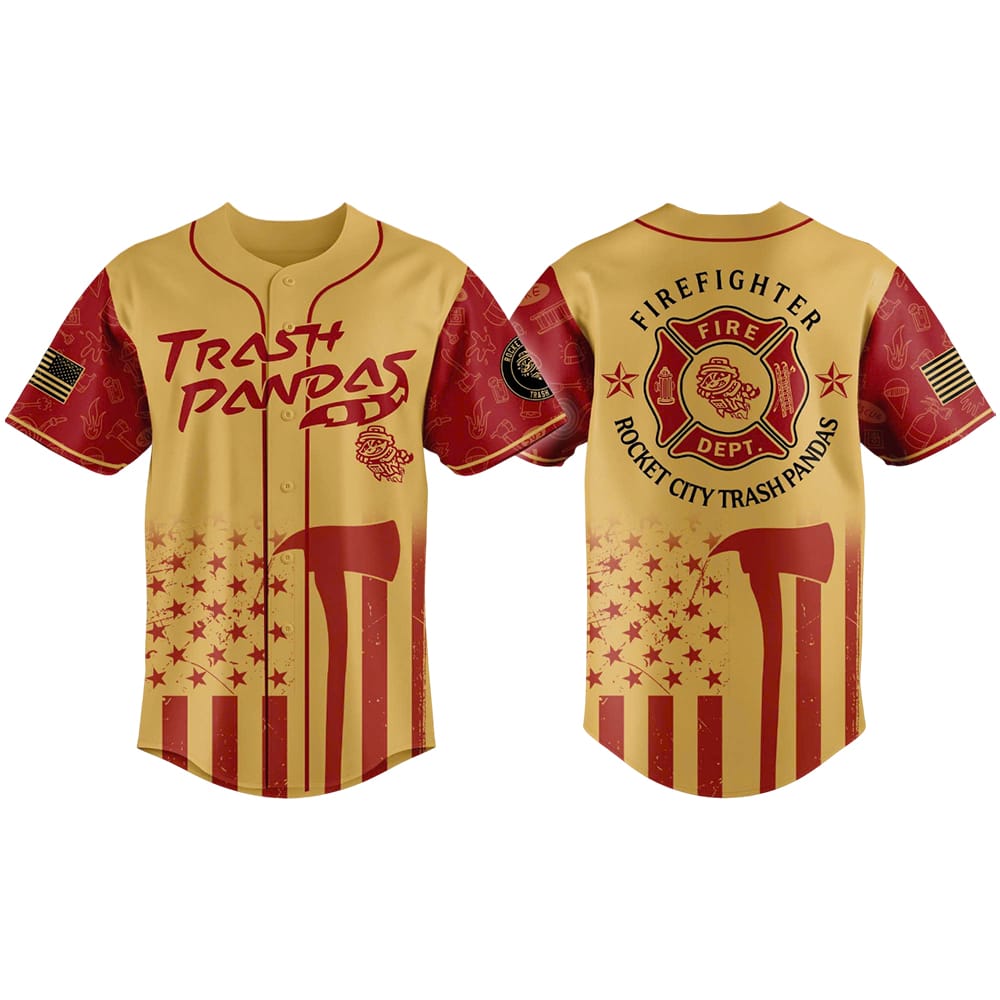 Trash Pandas Firefighter Appreciation Jersey 2025 Trash Pandas Firefighter Appreciation Jersey 2025