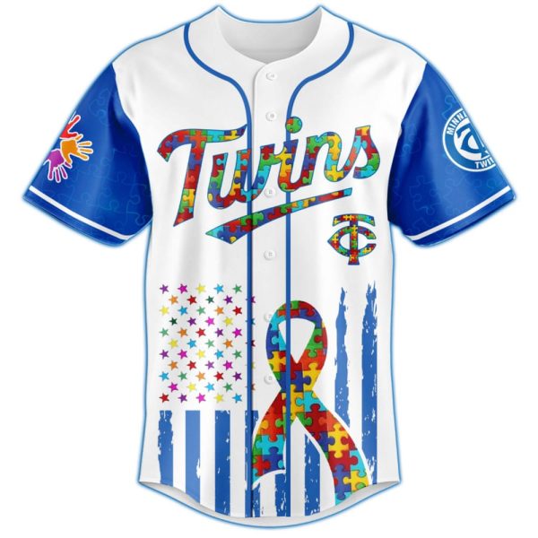 Twins Autism Awareness Month Jersey 2025