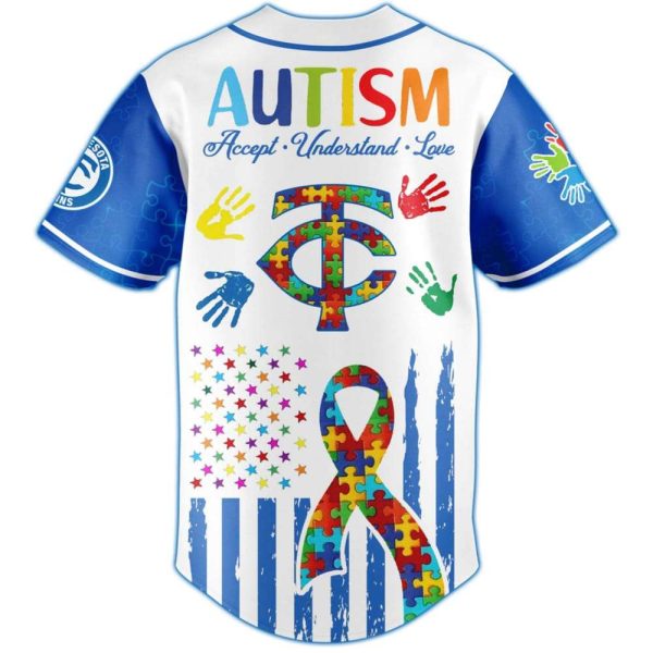 Twins Autism Awareness Month Jersey 2025