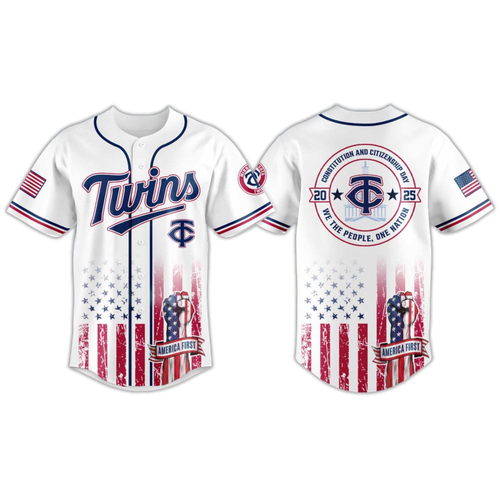 Twins Happy Constitution and Citizenship Day Jersey 2025 Twins Happy Constitution and Citizenship Day Jersey 2025