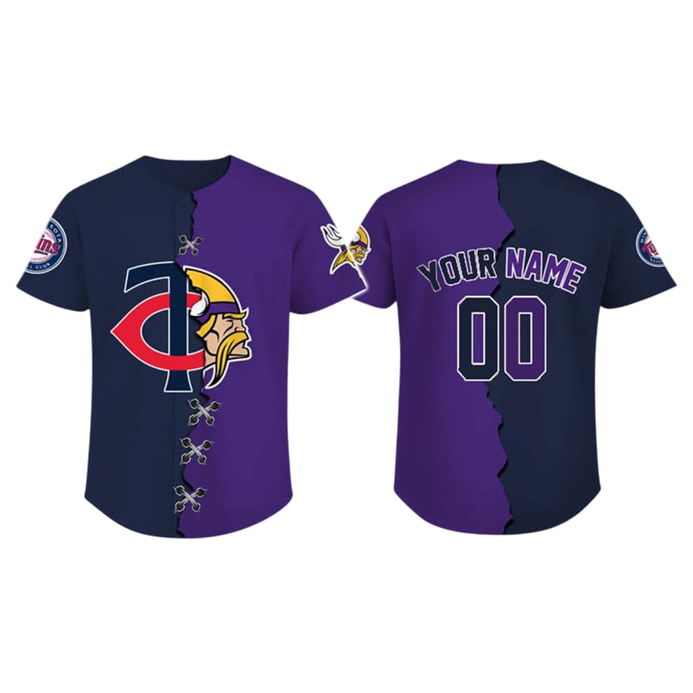 Twins x Vikings Baseball Jersey Twins x Vikings Baseball Jersey