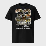 Tyrann Mathieu Saints 2022-2024 Thank You For The Memories Shirt