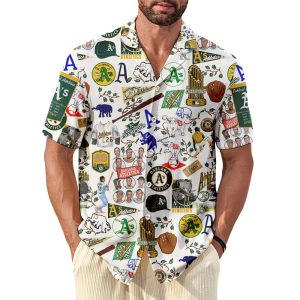 Athletics World Series Vintage Hawaiian Shirt2