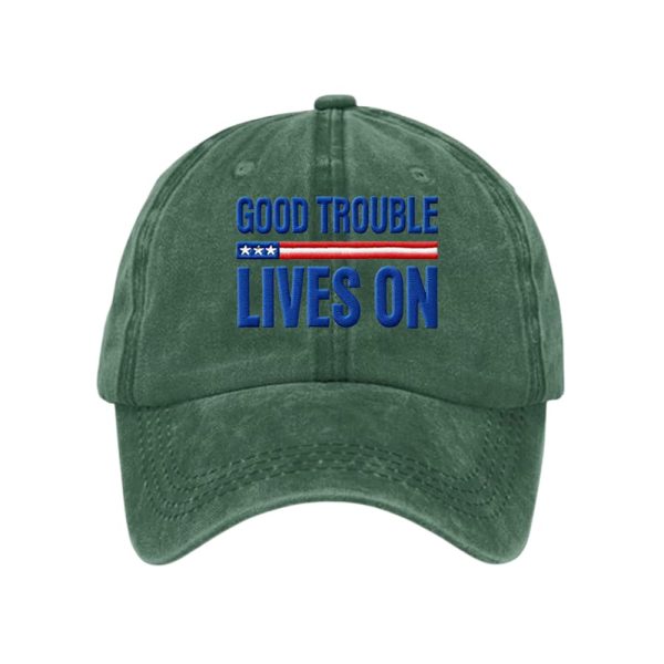 Unisex FDT Good Trouble Lives On Printed Hat
